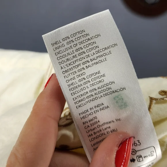 Kimchi Blue Cream Embroidered Mini Dress - Picture 5 of 5